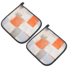 2 hitzebeständige Topflappen, Mikrowellenmatte