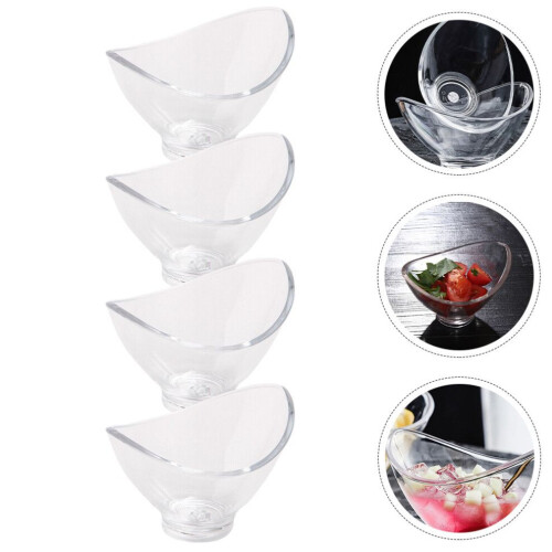 Cuenco de cerámica con base para helado, yogur y postre. 2