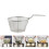 Foldable fryer basket for chicken and snacks, mesh container 4