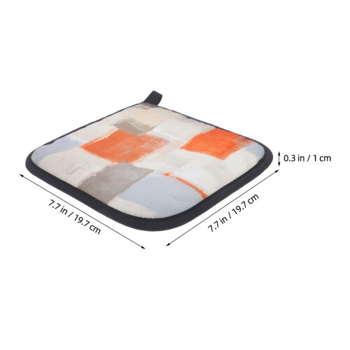 2 hitzebeständige Topflappen, Mikrowellenmatte 1
