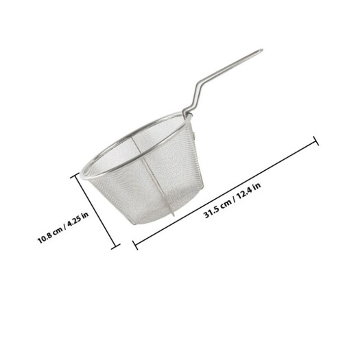 Foldable fryer basket for chicken and snacks, mesh container 1