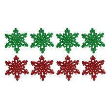 Set mit 2 Untersetzern für Weihnachtsfeiern
