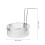Deep fryer basket with non-slip handle for deep cooking 3