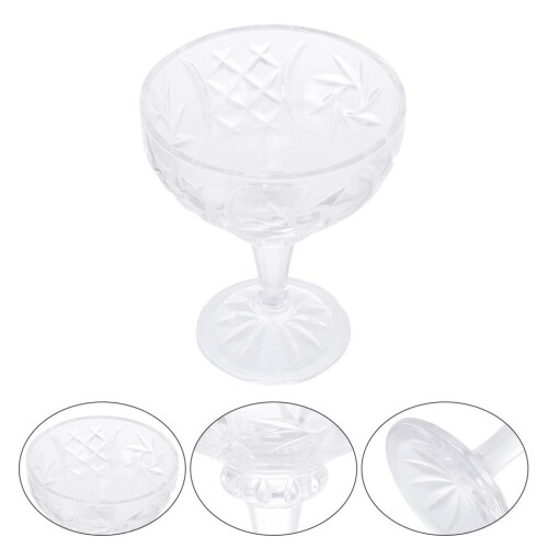 2 Dessert-/Eisbecher, Trinkgläser, transparent 1
