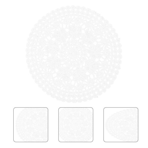6 runde, gestanzte Untersetzer, hitzeisolierende Matte 1
