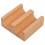 Sushi-Halter aus Holz, U-förmig, mit 2 Fächern 1