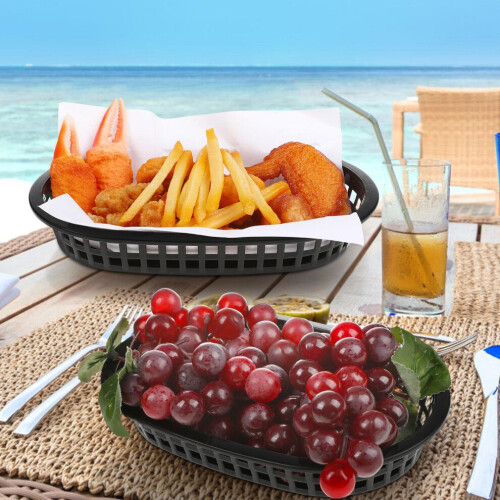 12 plastic food boxes for restaurants and grills 2