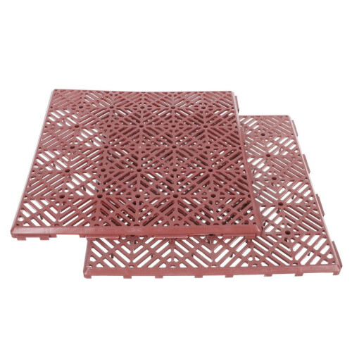 2 antislip plastic vloerkussens voor buitengebruik