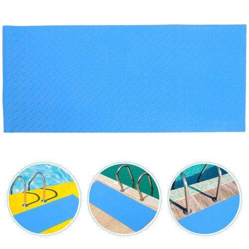 Pool-Trittmatte Leitermatte PVC Himmelblau 1 2
