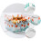 Cuenco transparente para ensalada y postre 5