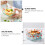 Cuenco transparente para ensalada y postre 2