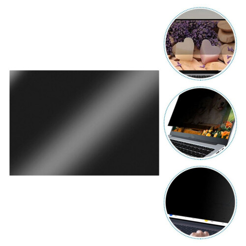 Screen protector for computers, ultra-thin, privacy protection, black 2
