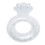 Transparent badring, 1 styck, 54,5 x 54,5 x 28,5 cm 1