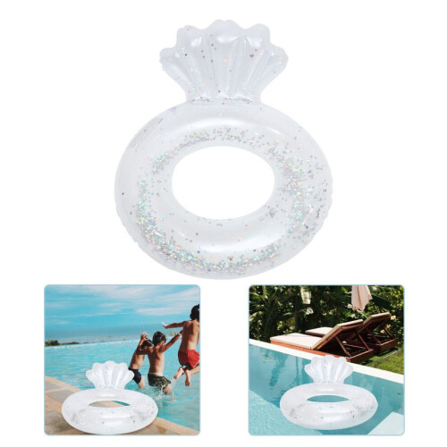 Transparent badring, 1 styck, 54,5 x 54,5 x 28,5 cm 2