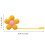 10 blomformade PVC-skydd 2