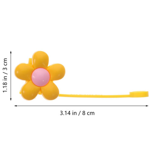 10 blomformade PVC-skydd 1