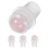 4 rullande bollar 10 ml för 16 mm oljeflaskor rosa 1