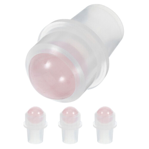 4 rullande bollar 10 ml för 16 mm oljeflaskor rosa