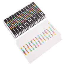 6 Guitar Fretboard Stickers The Sign PVC Self-Adhesive