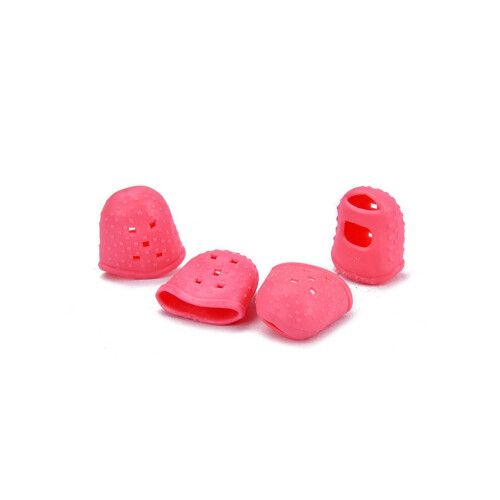 4 Guitar Thimbles Protective Covers Protective Tips Office Rose 2