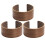 3 houten isolerende bekerhoezen 5