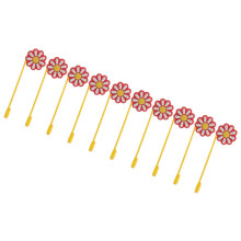10 st ändkapslar med tecknade blommor och dammskydd