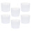 6- . Silicone cup lid + non-slip ceramic holder, white 1