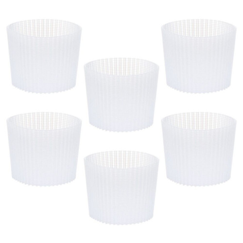 6- . Silicone cup lid + non-slip ceramic holder, white