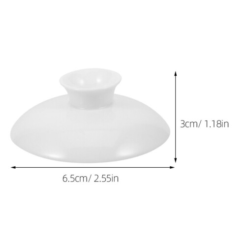 6 tapas de madera para velas de perfume de agua, 7,2 cm 1