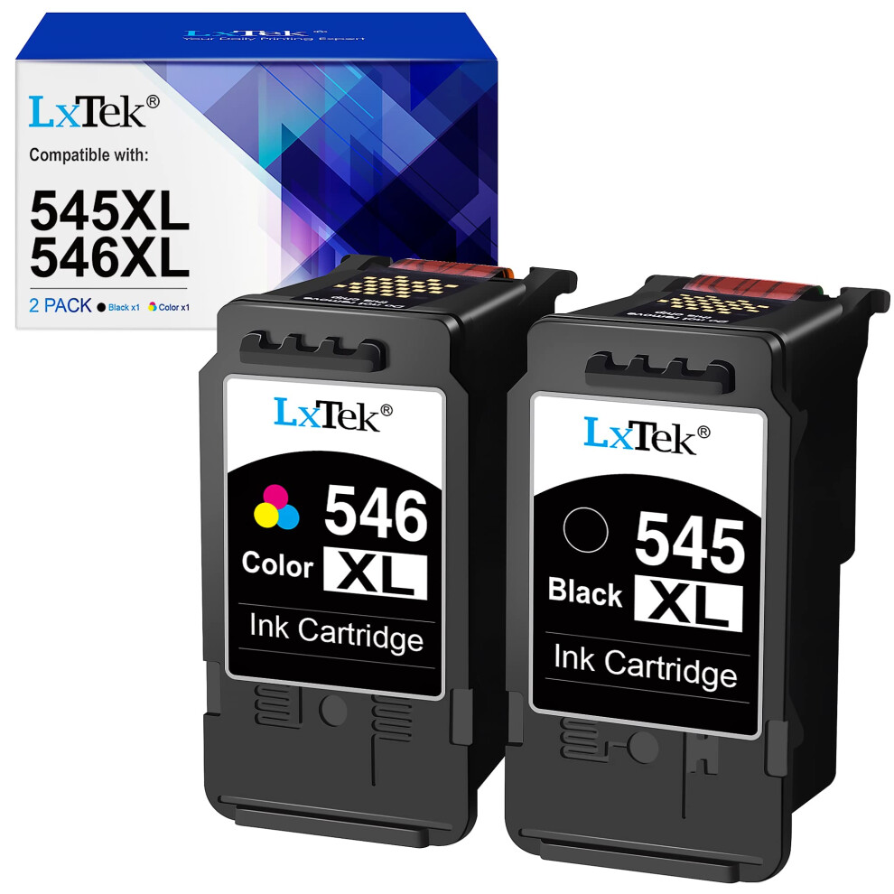 Lxtek Pg-545Xl Cl-546Xl Ink Cartridges Replacement For Canon 545XL 546Xl For Pixma Tr4551 Pixma Mg2550 Pixma Mg2550s Pixma Ts3150 Ts3350 Ts3351 Ts3450 8000002468008