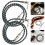 2 st gitarrkabel stereo 6,5 mm för elgitarrinstrumentkabel 4