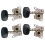 4 Bevel Tail Enkelhålsgitarr Silver 2