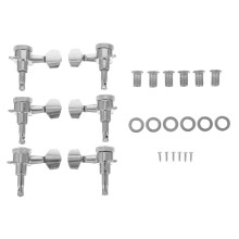 1 set metalen gitaarstemknoppen, klassiek onderdeel