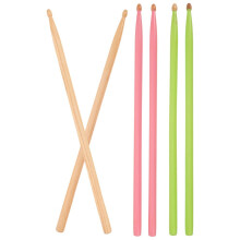 3 Paar Holz-Drumsticks für Anfänger, für akustische Drums