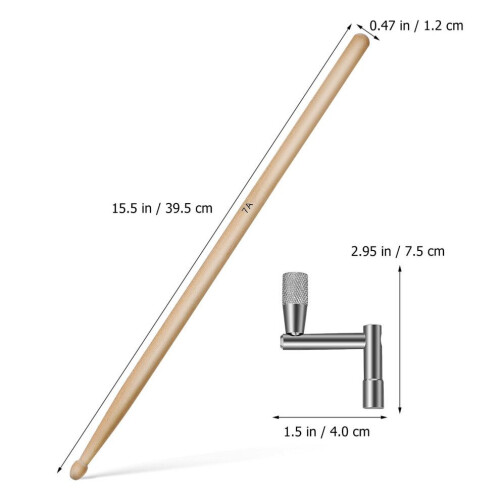 1 Set Drumsticks für Schlagzeugzubehör 1