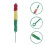 Multicolored clarinet cleaner with brush, cleaning tool 4