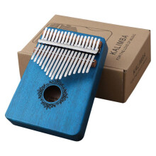 Houten duimpiano kalimba, 17 tonen, voor beginners en muziekliefhebbers.