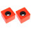 2 ABS-Mikrofone mit Logofahne für den Sender (orange) 4