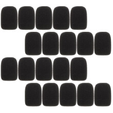 Mikrofonabdeckung mit Windgeräuschdämpfung, schwarz, 24