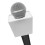 Accessoires Dashboard Microfoonstandaard Beschermkap 8,5x8,5x6,5 cm Wit 5