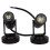 2 1W LED stage light spotlight with beam effect, black 1