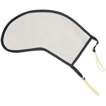 Violin shoulder and cheek pads made of suede with chin rest