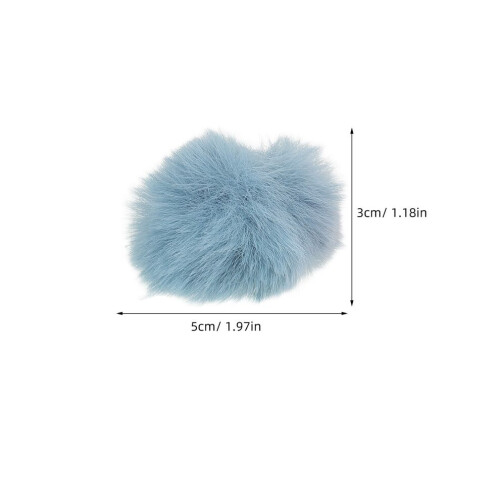 3-teiliger Fellwindschutz für Lavalier-Mikrofone (0,5–1,2 cm). 1