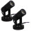 2 1W LED stage light spotlight with beam effect, black 2