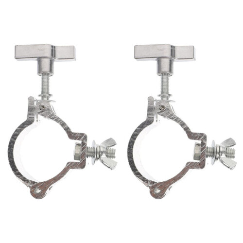 2 pinces de fixation en alliage d'aluminium pour éclairage scénique