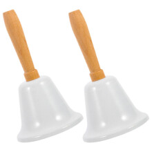 2 baquetas de madera con parches de fieltro de lana para percusión