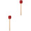 2 Stück große Plüsch-Drumstick-Accessoires (einfach) 5