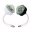 2 mini disco lights with USB, LED color changing for car 2