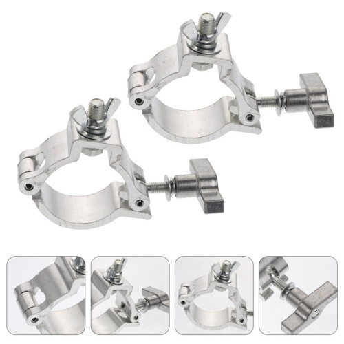 2 pinces de fixation en alliage d'aluminium pour éclairage scénique 1