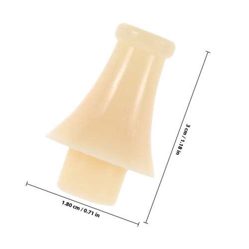 2 pcs. Clarinet case, replacement mouthpiece for Chinese flute, white 1
